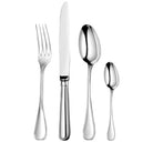 Christofle Albi Acier dinner fork, dinner knife, tablespoon and after dinner teaspoon