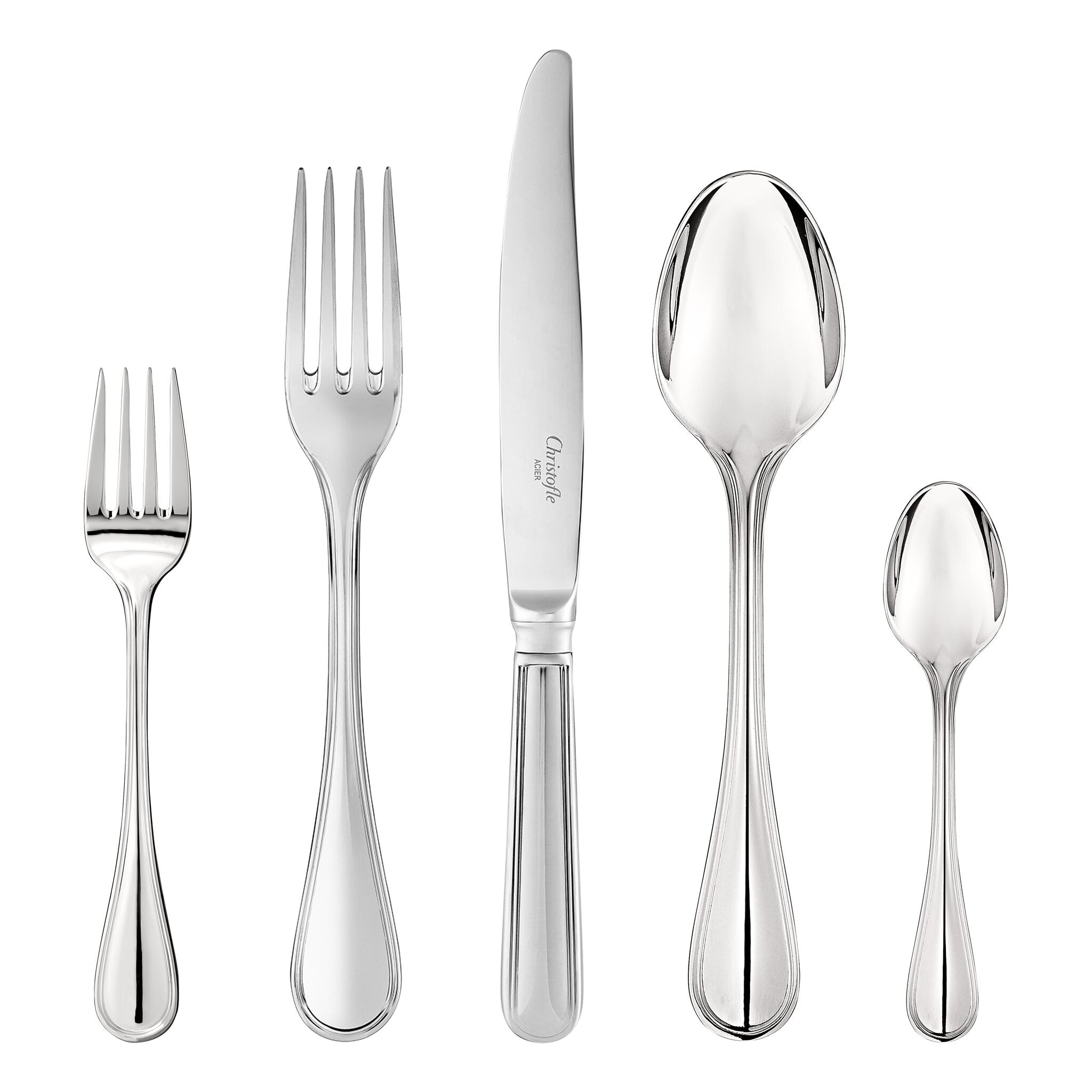 Christofle Albi Flatware Set — 36-piece set / Stainless Steel