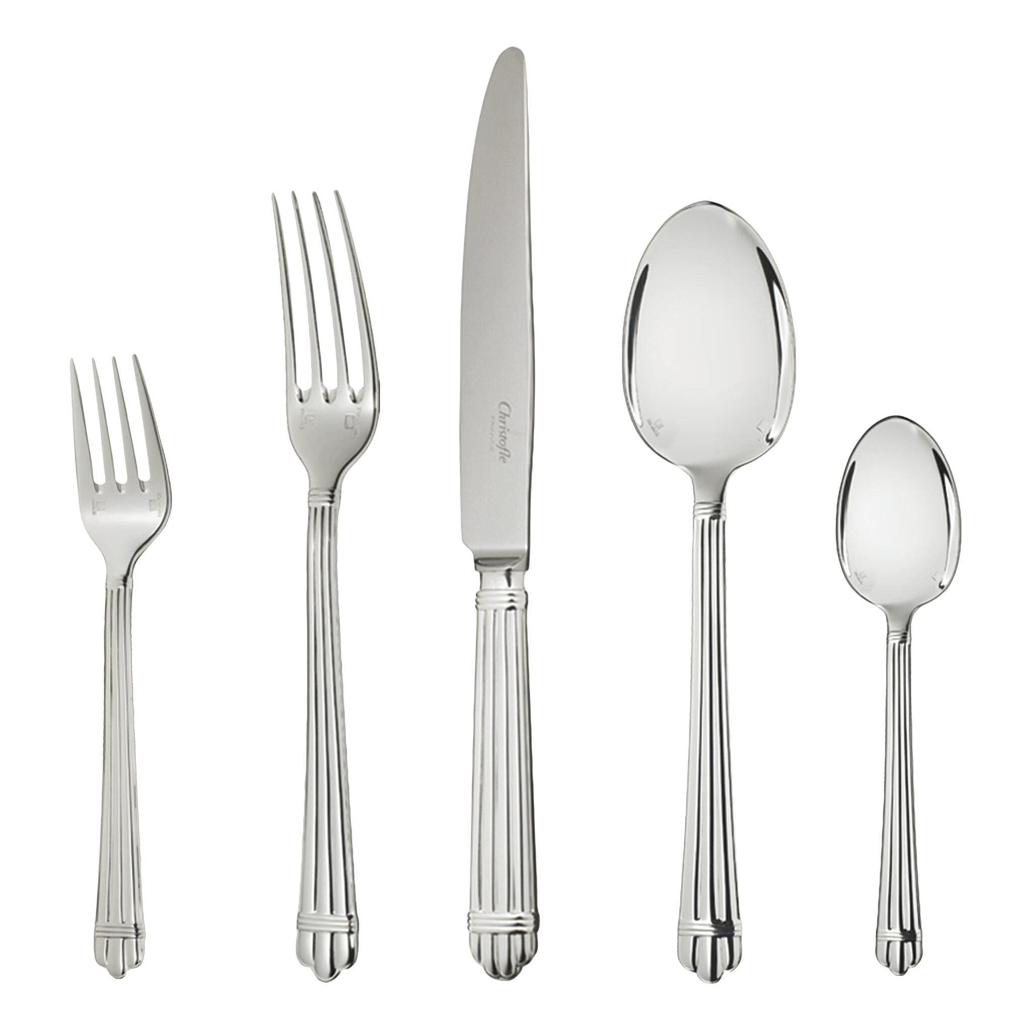 Christofle Aria Silver-Plated Flatware Set — 5-piece set