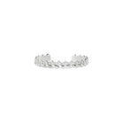 Christofle Babylone Sterling Silver Bangle on a white background