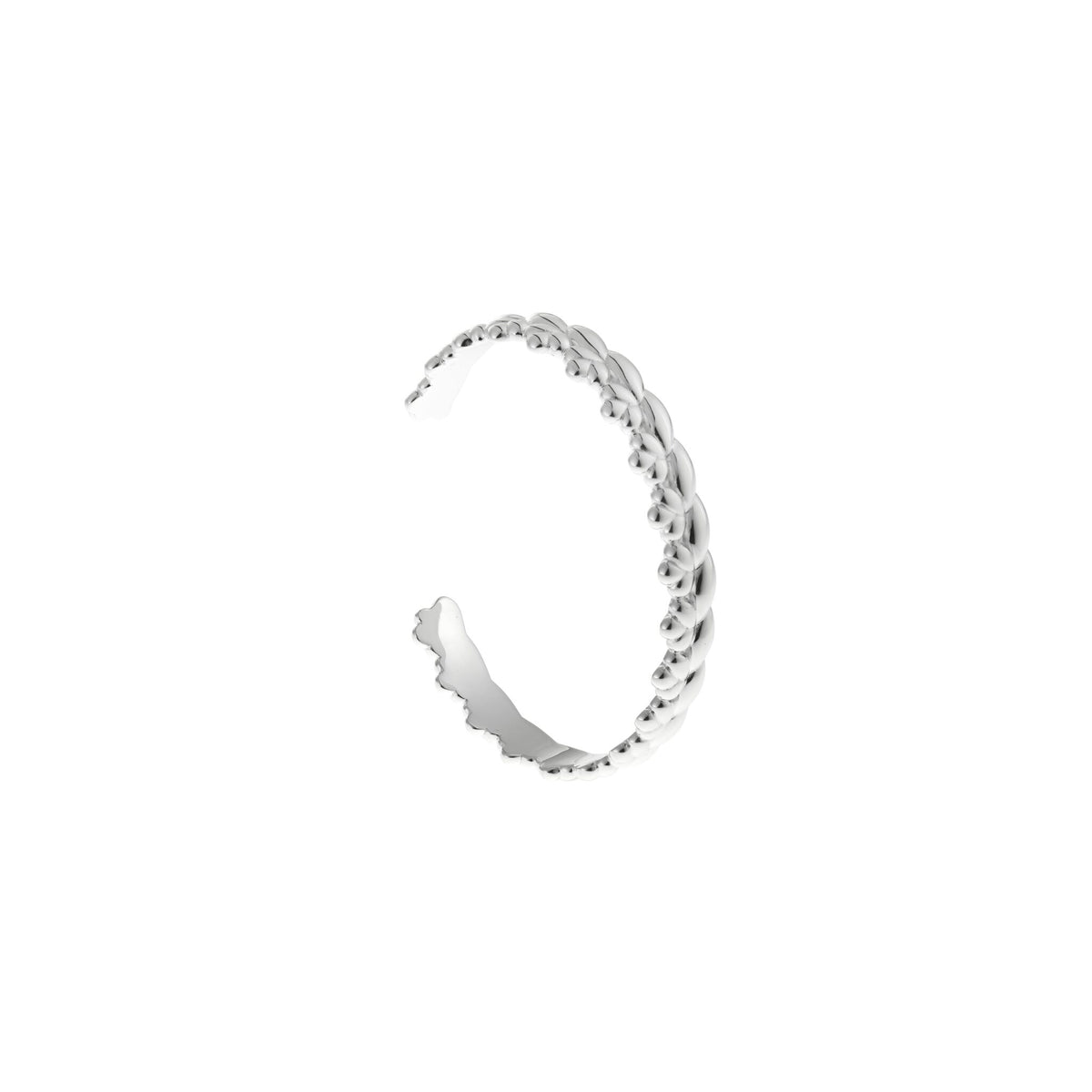 Christofle Babylone Sterling Silver Bangle, view 4