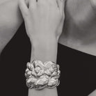 Christofle Babylone Sterling Silver Cuff Bracelet, view 2