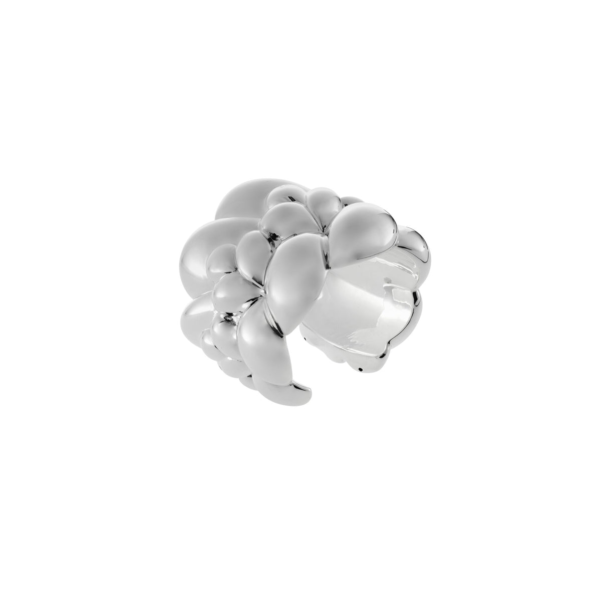Christofle Babylone Sterling Silver Cuff Bracelet, view 6