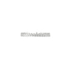 Christofle Babylone Sterling Silver Hoop Earrings on a white background
