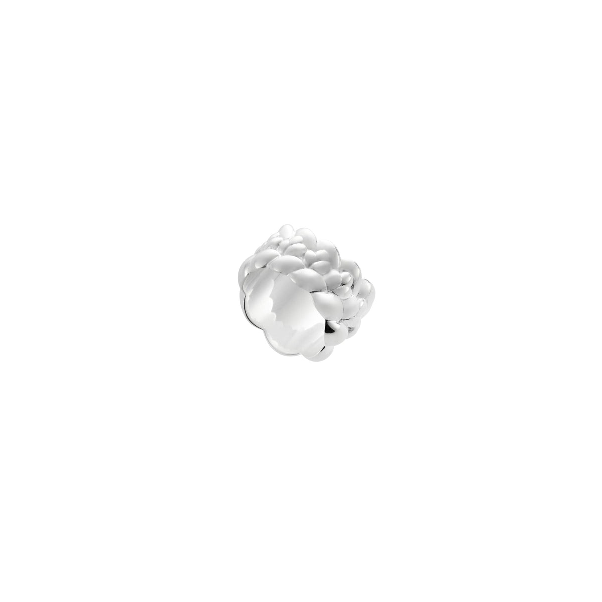 Christofle Babylone Sterling Silver Large Bangle Ring, view 7