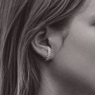 Christofle Babylone Sterling Silver T-Bar Ear Cuff, view 3