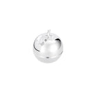 Christofle Bonbonnière Silver-Plated Apple Trinket Box on a white background
