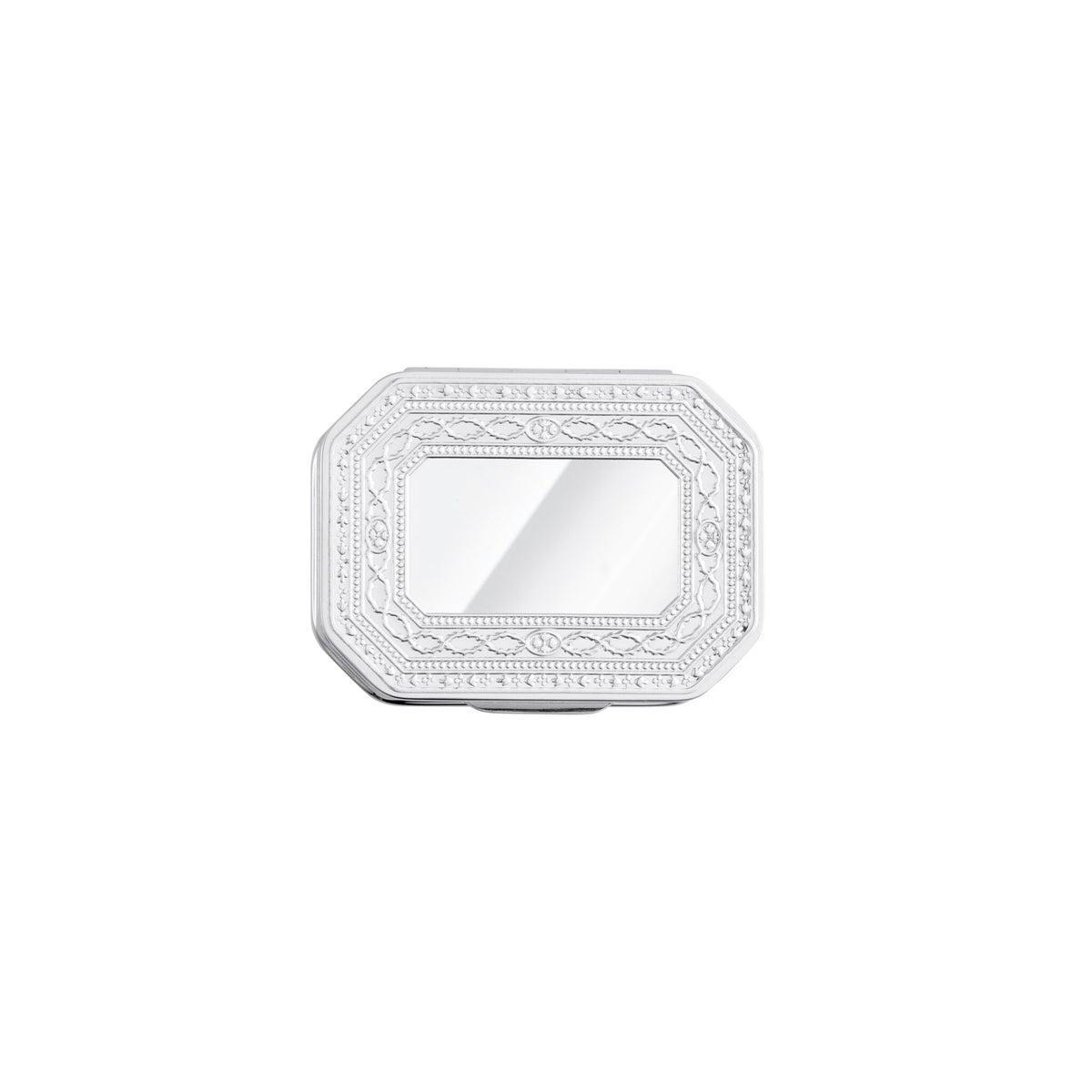 Christofle Bonbonnière Silver-Plated Cut Edges Trinket Box, view 3