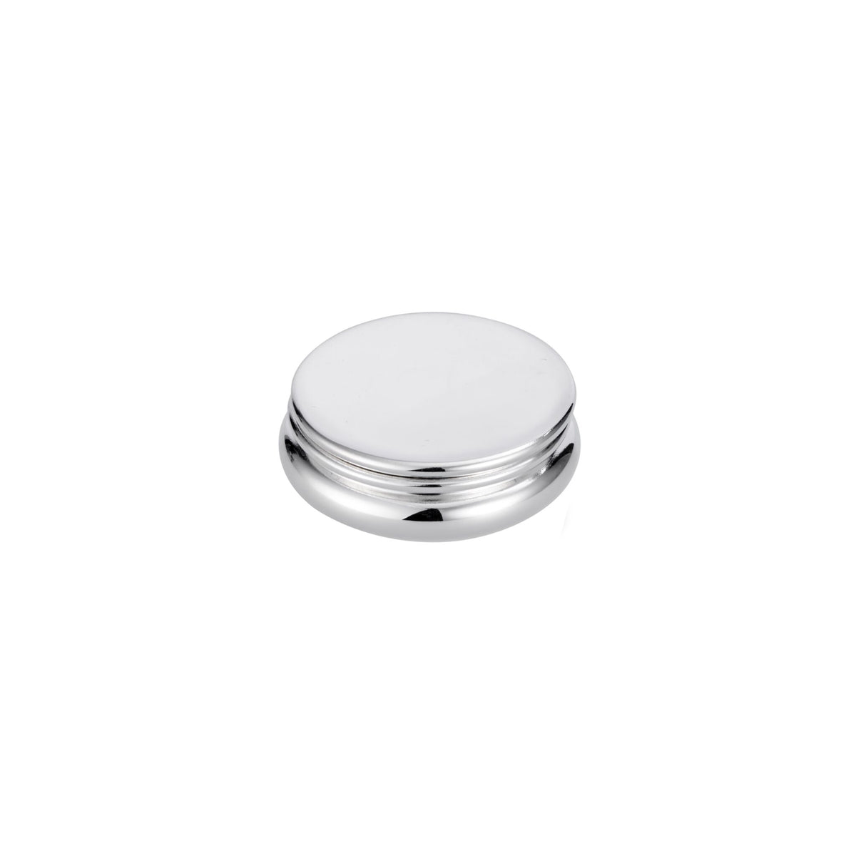 Christofle Bonbonnière Silver-Plated Gousset Trinket Box on a white background