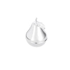 Christofle Bonbonnière Silver-Plated Pear Trinket Box on a white background
