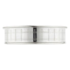 Christofle Graphik Silver-Plated Wine Bottle Drip Ring in silver-plate on a white background