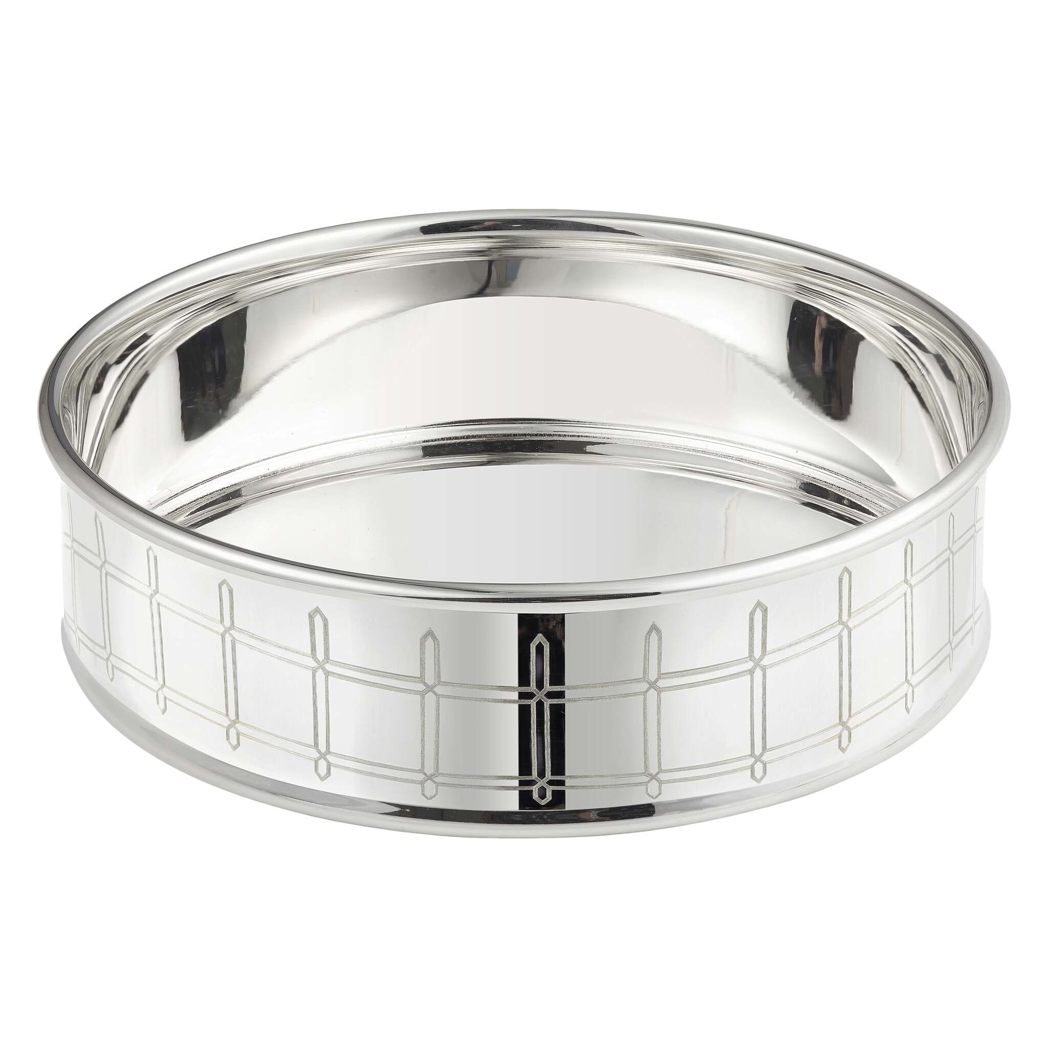 Christofle Graphik Silver-Plated Wine Bottle Drip Ring — additional view