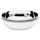 Christofle Malmaison Silver-Plated Round Bowl, Small in silver-plate on a white background