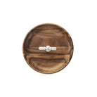 Christofle Perles Silver-Plated and Walnut Bowl - 5.5in — additional view