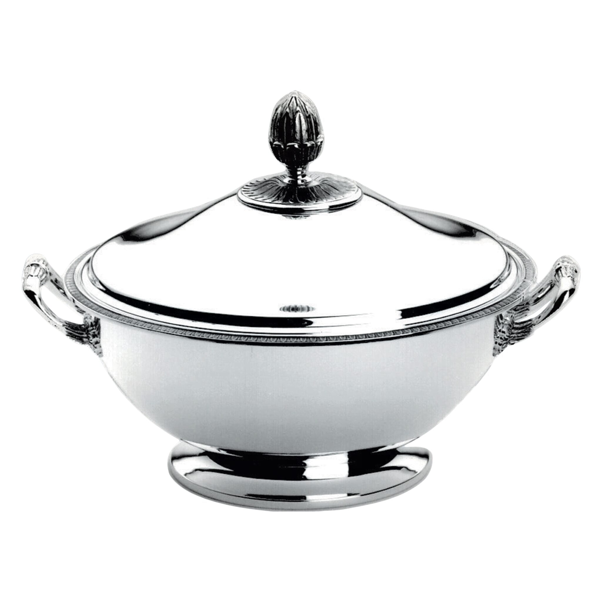 Christofle Malmaison Silver-Plated Soup Tureen with Lid — additional view