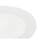 Christofle Babylone Porcelain Bread Plate in sterling silver on a white background