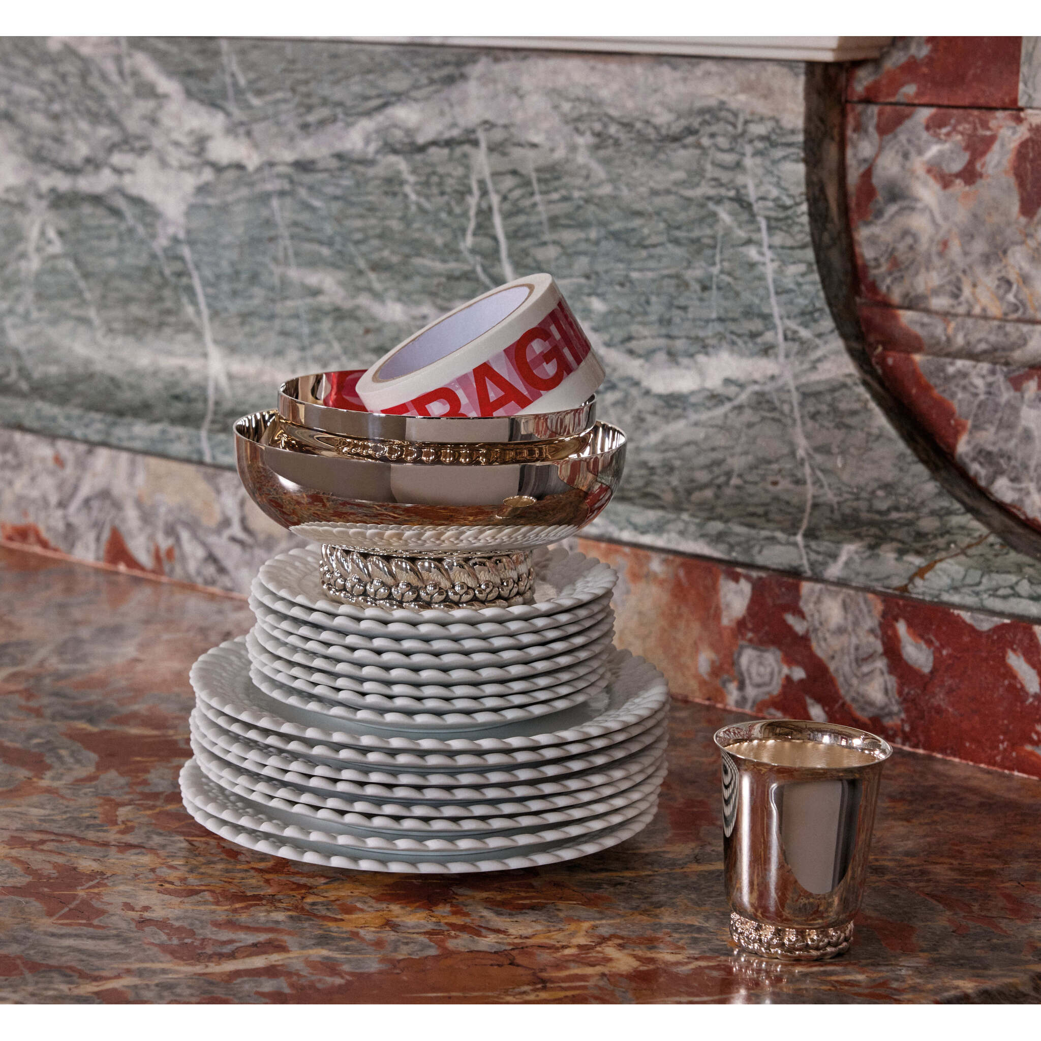 Christofle Babylone Porcelain Bread Plate — additional view