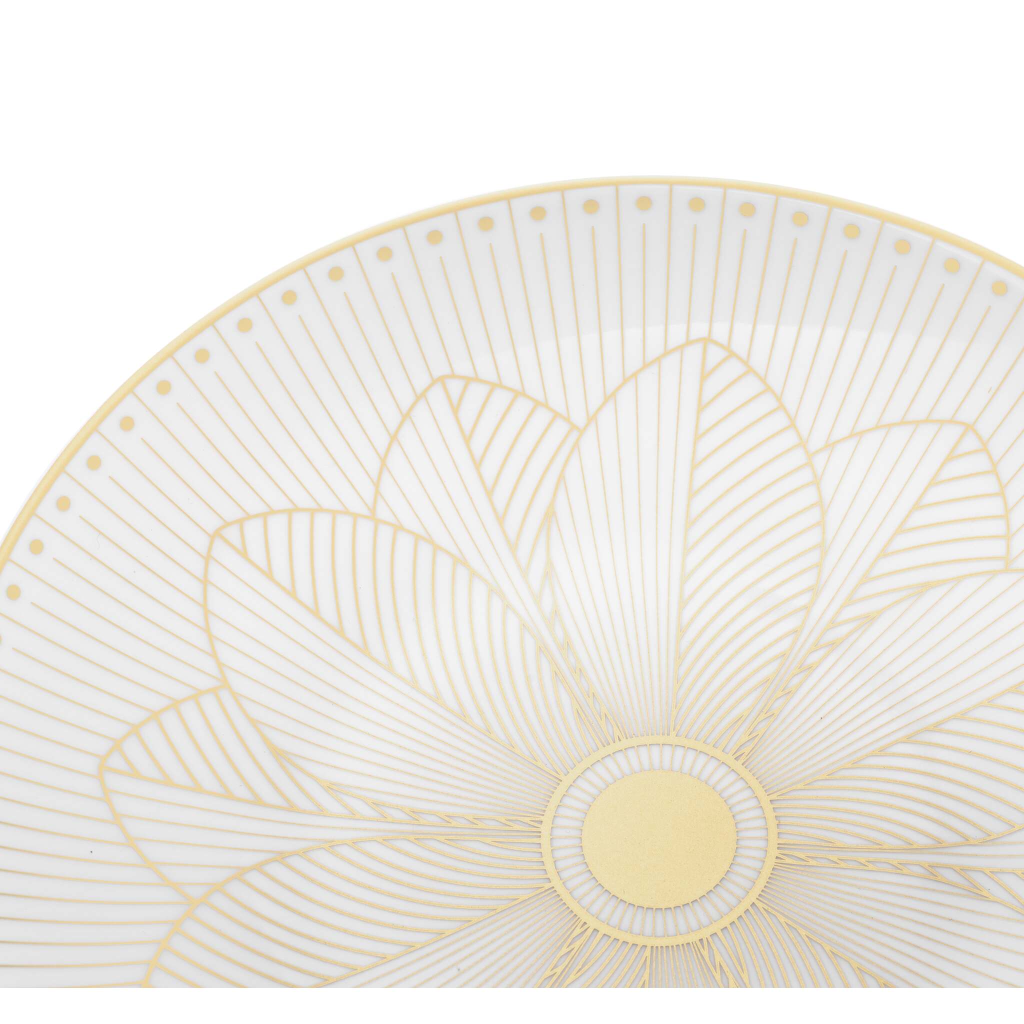 Christofle Malmaison Porcelain Bread Plate Gold Finish — additional view