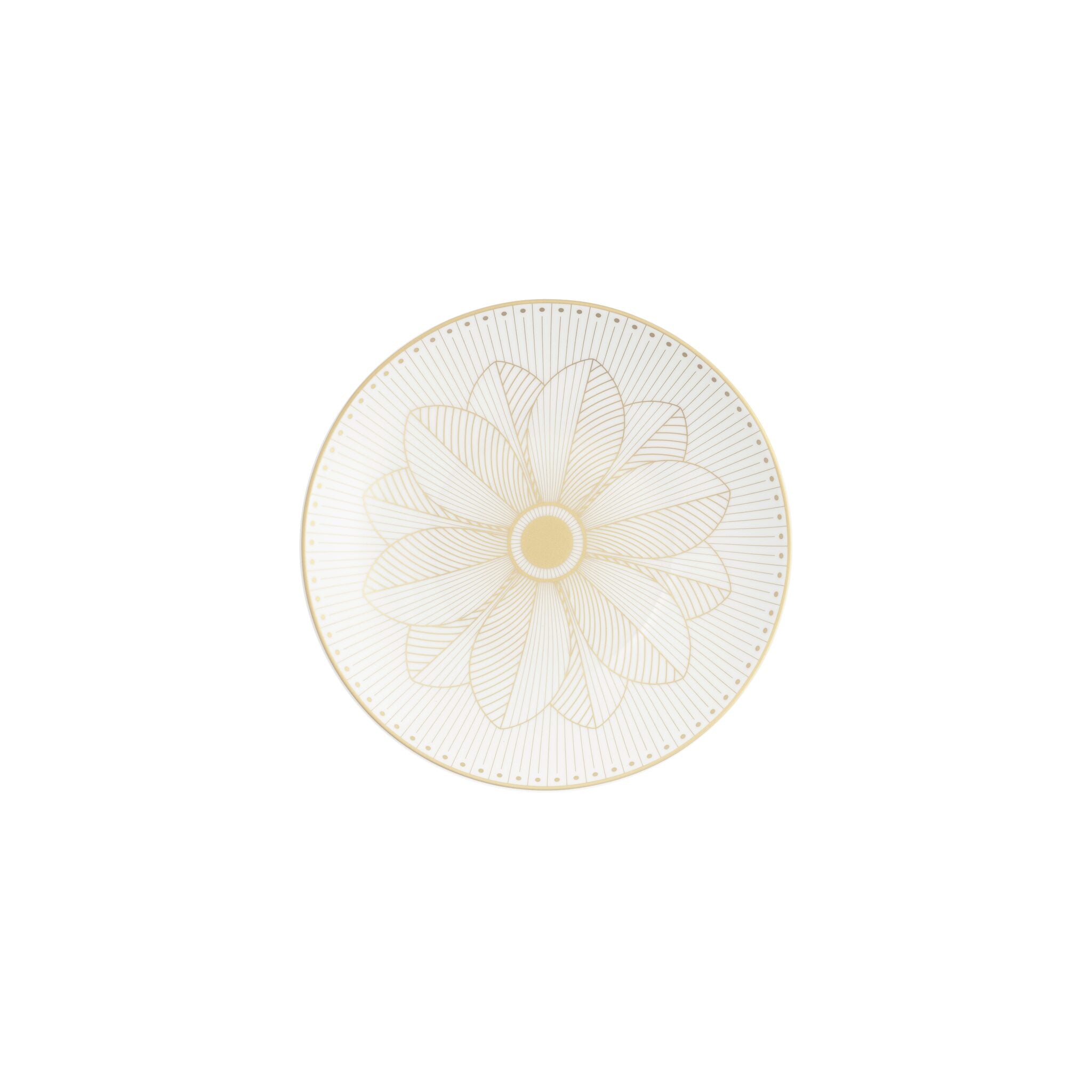 Christofle Malmaison Porcelain Bread Plate Gold Finish — additional view
