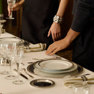 Christofle Malmaison Silver-Plated Individual Bread Plate in silver-plate on a white background