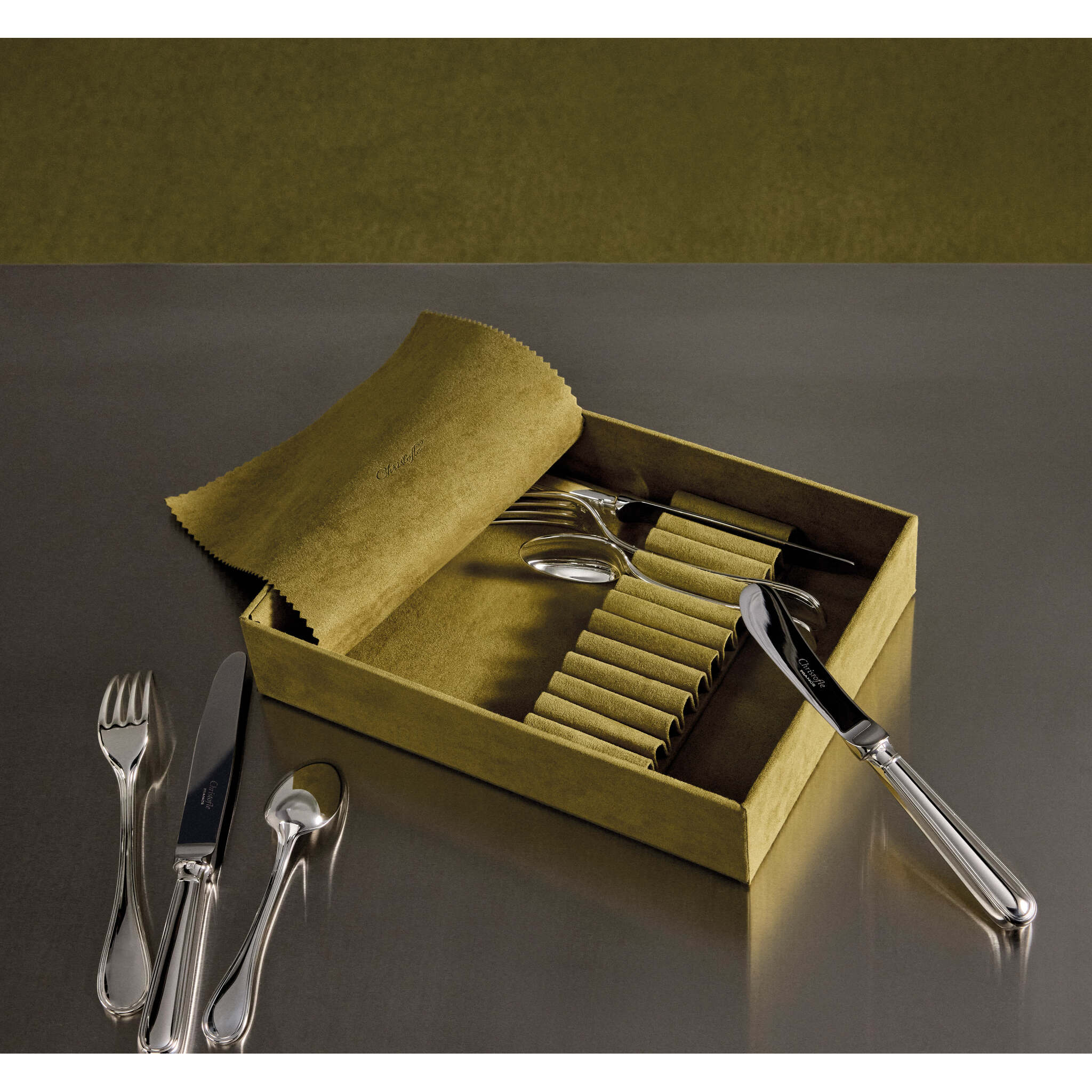 Christofle Albi Silver-Plated 7-Piece Breakfast Duo Set — additional view