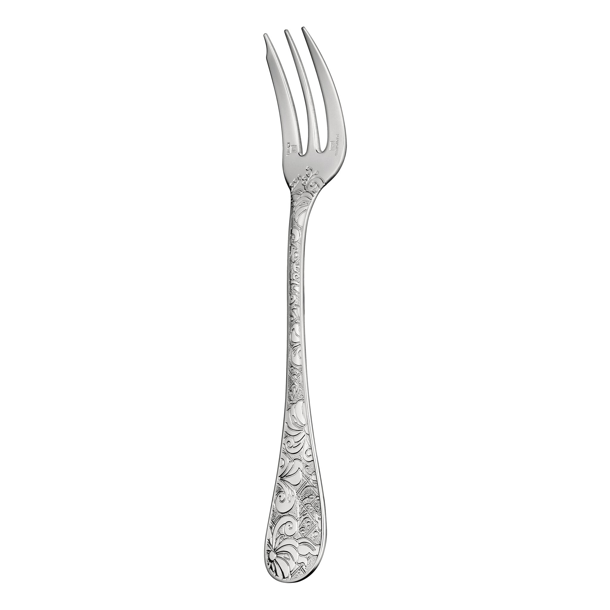 Christofle Jardin d'Eden Silver-Plated Cake Fork — additional view