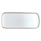 Christofle Rectangular Plate Platinum Finish - 15 in on a white background