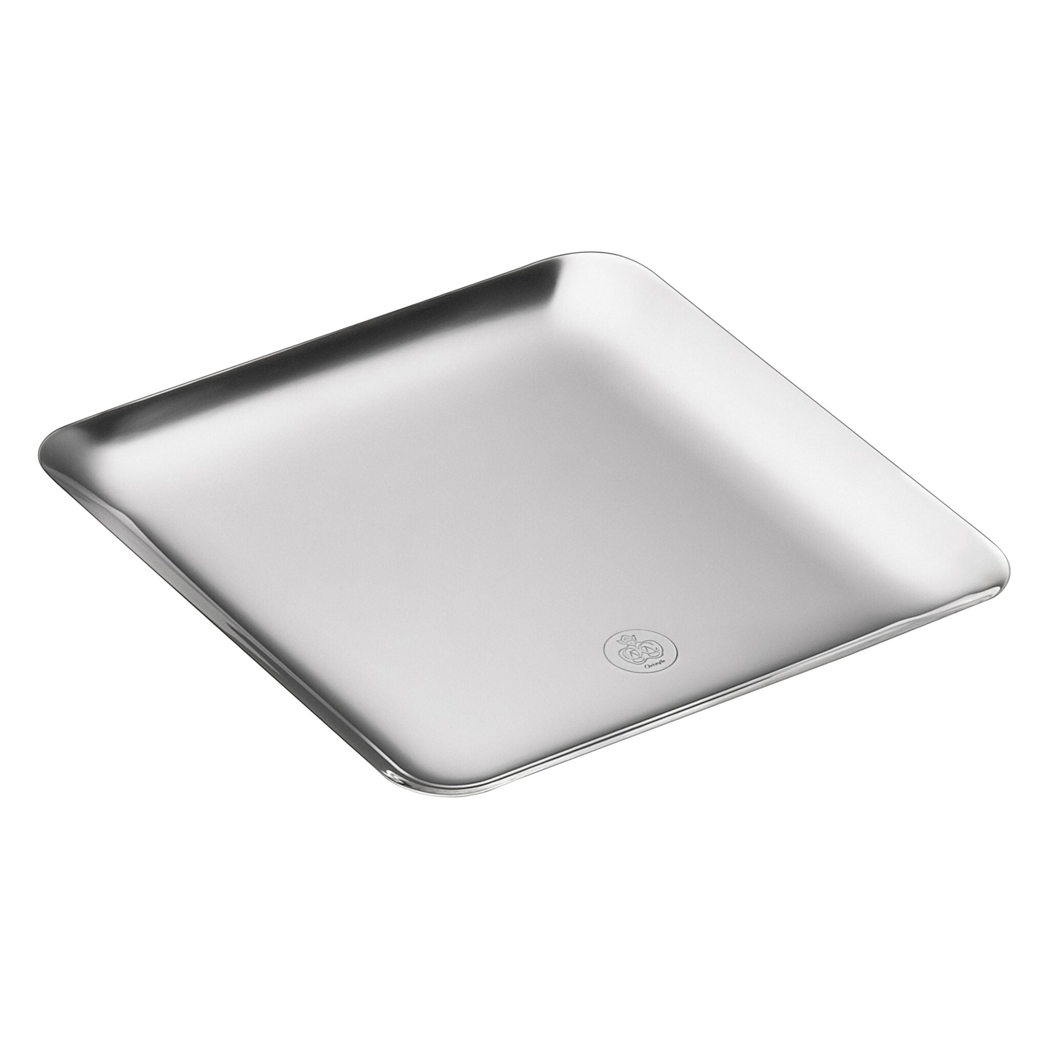 Christofle Silver Time Silver-Plated Large Square Platter 20x20 — additional view
