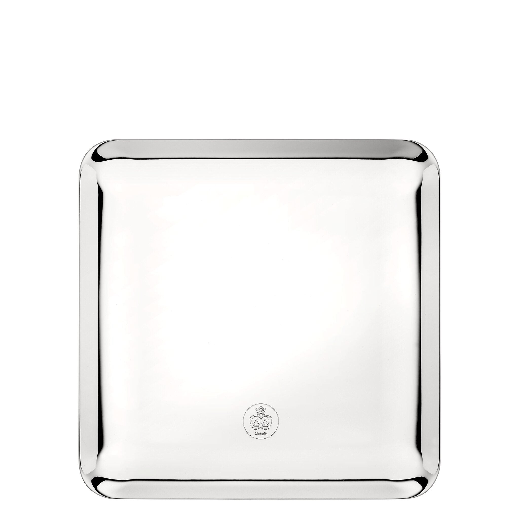 Christofle Silver Time Silver-Plated Large Square Platter 20x20 — additional view