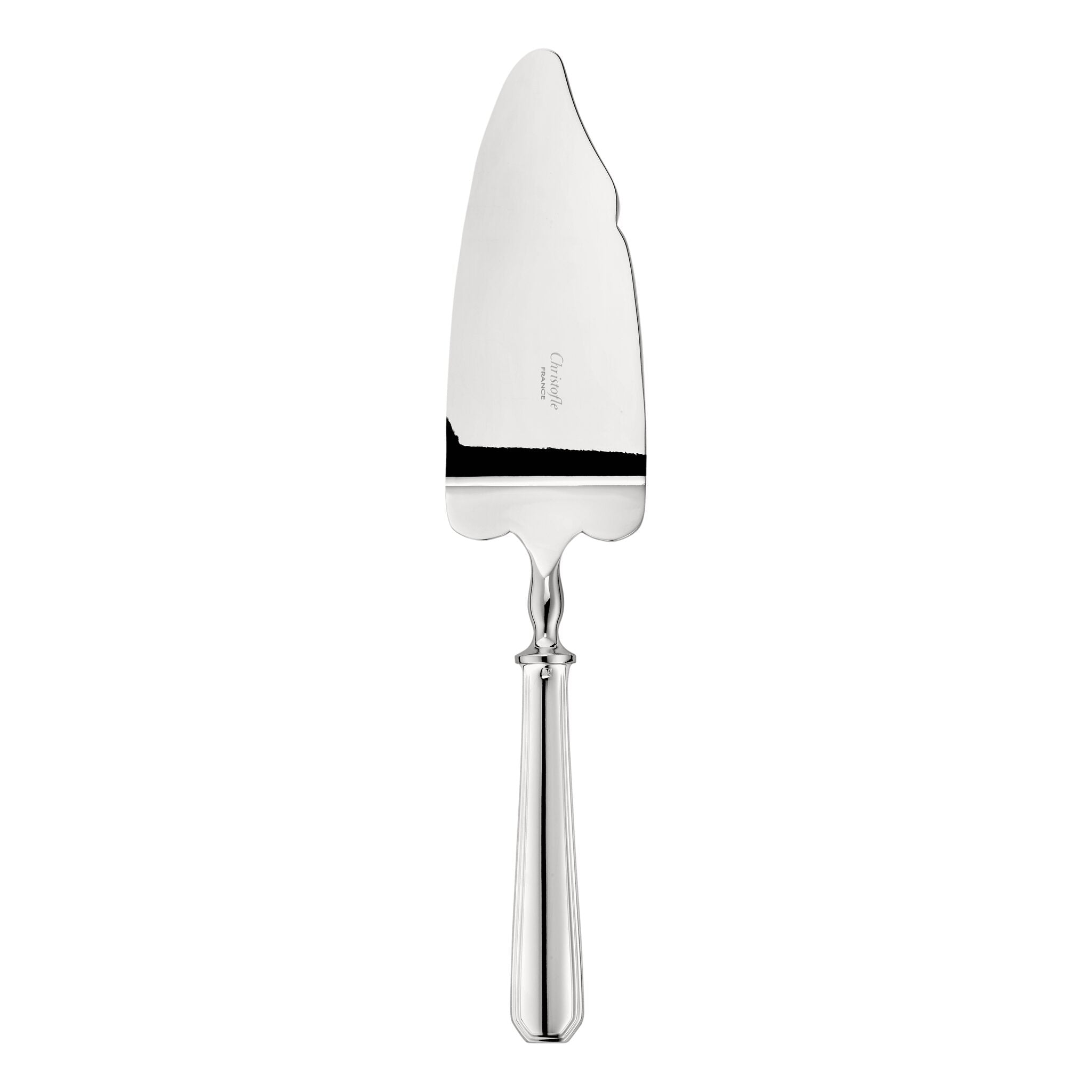 Christofle America Silver-Plated Cake Server in silver-plate on a white background