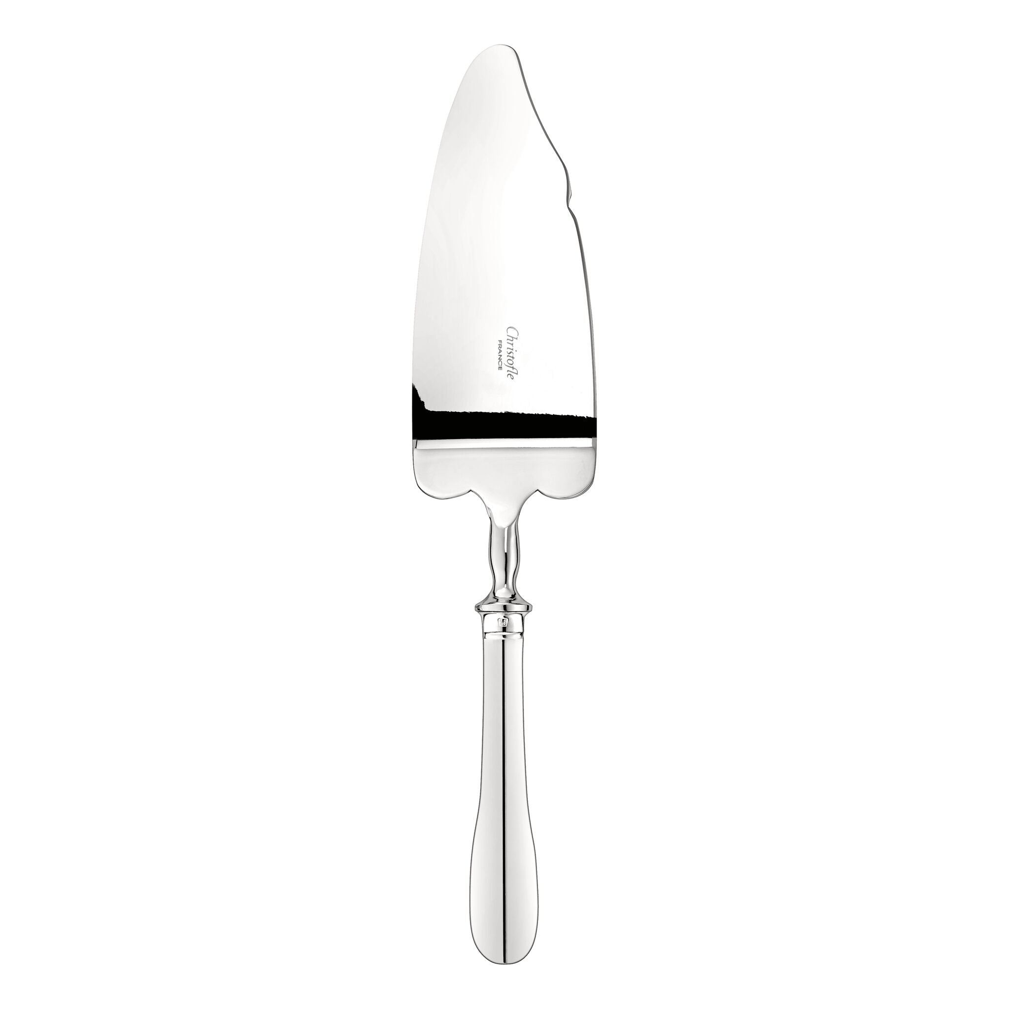 Christofle Cluny Silver-Plated Cake Server in silver-plate on a white background