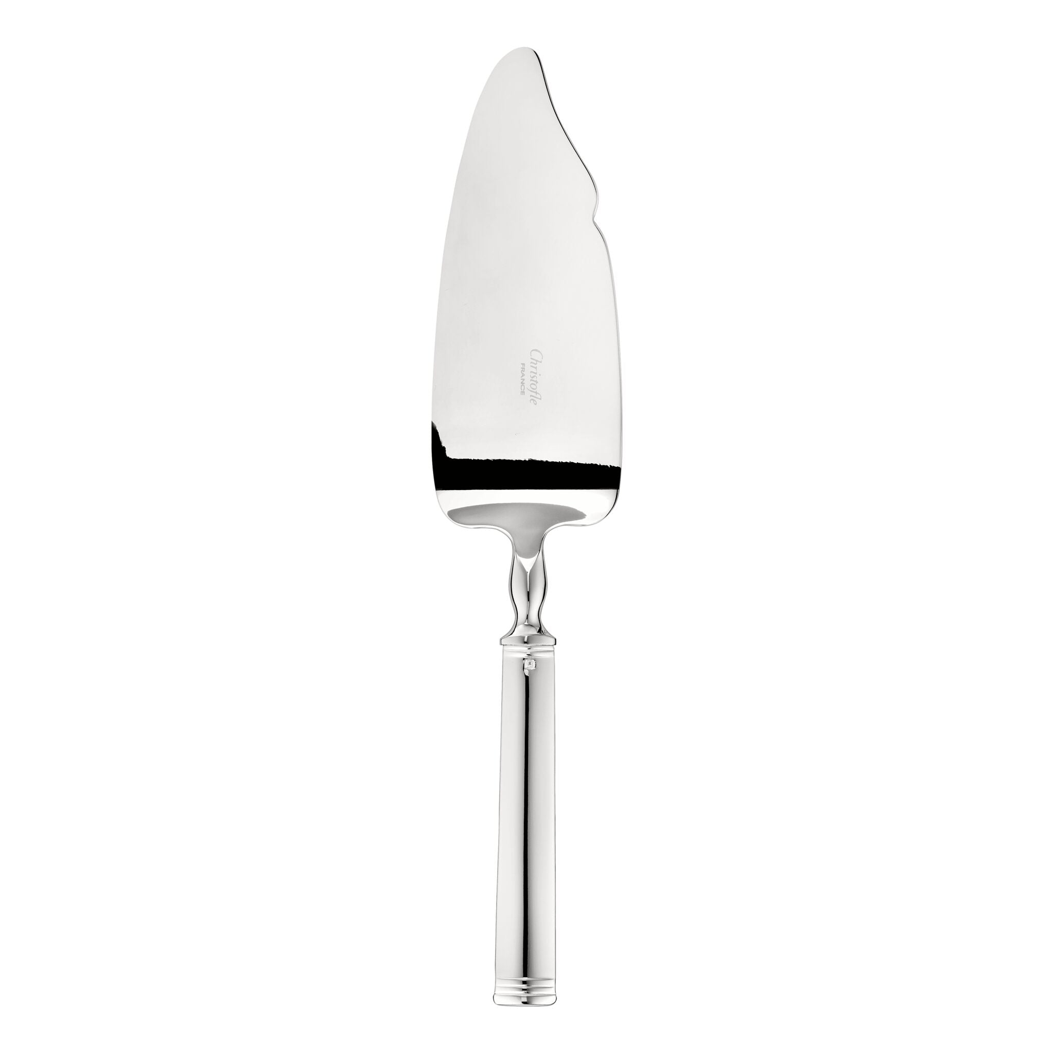 Christofle Commodore Silver-Plated Cake Server in silver-plate on a white background