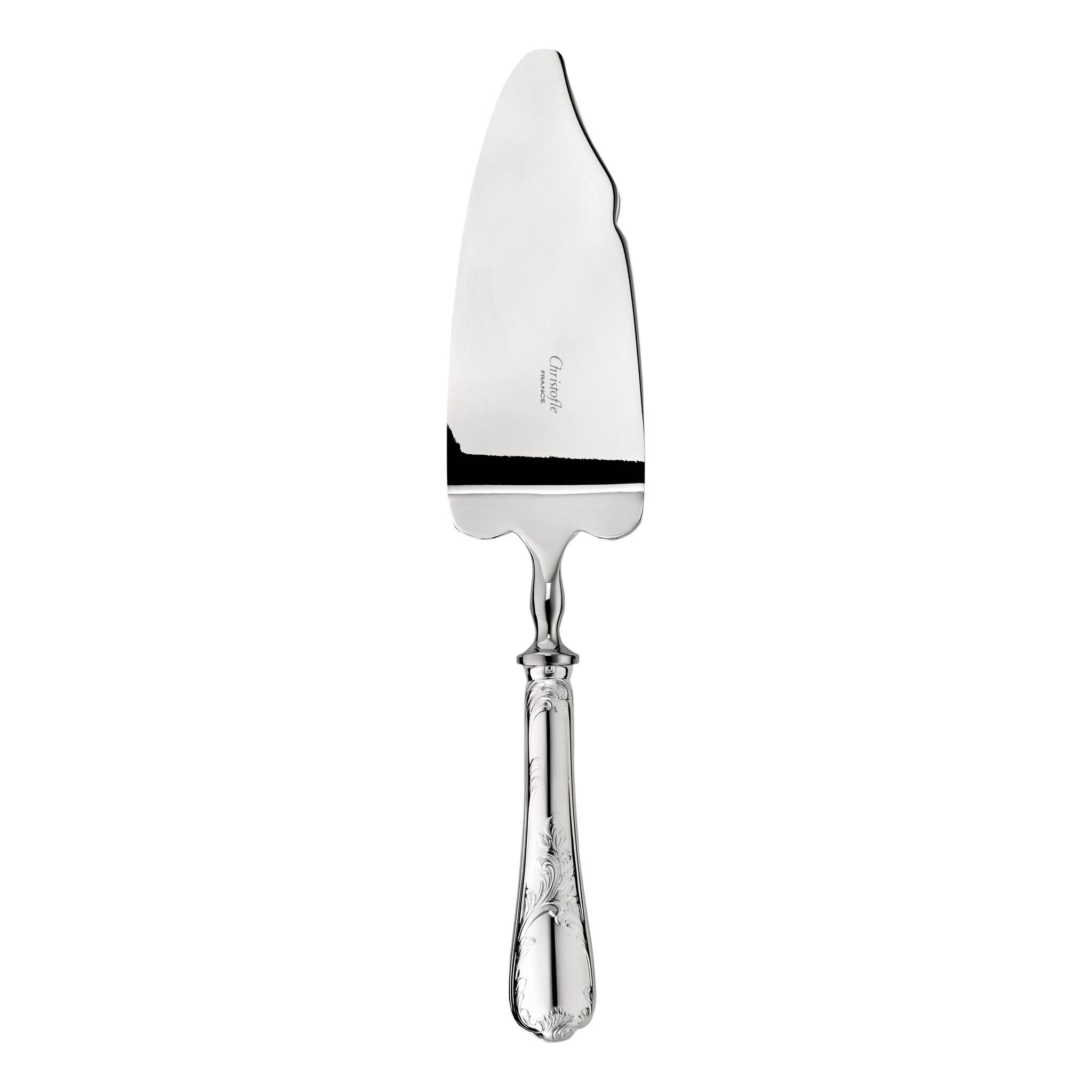 Christofle Marly Silver-Plated Cake Server in silver-plate on a white background
