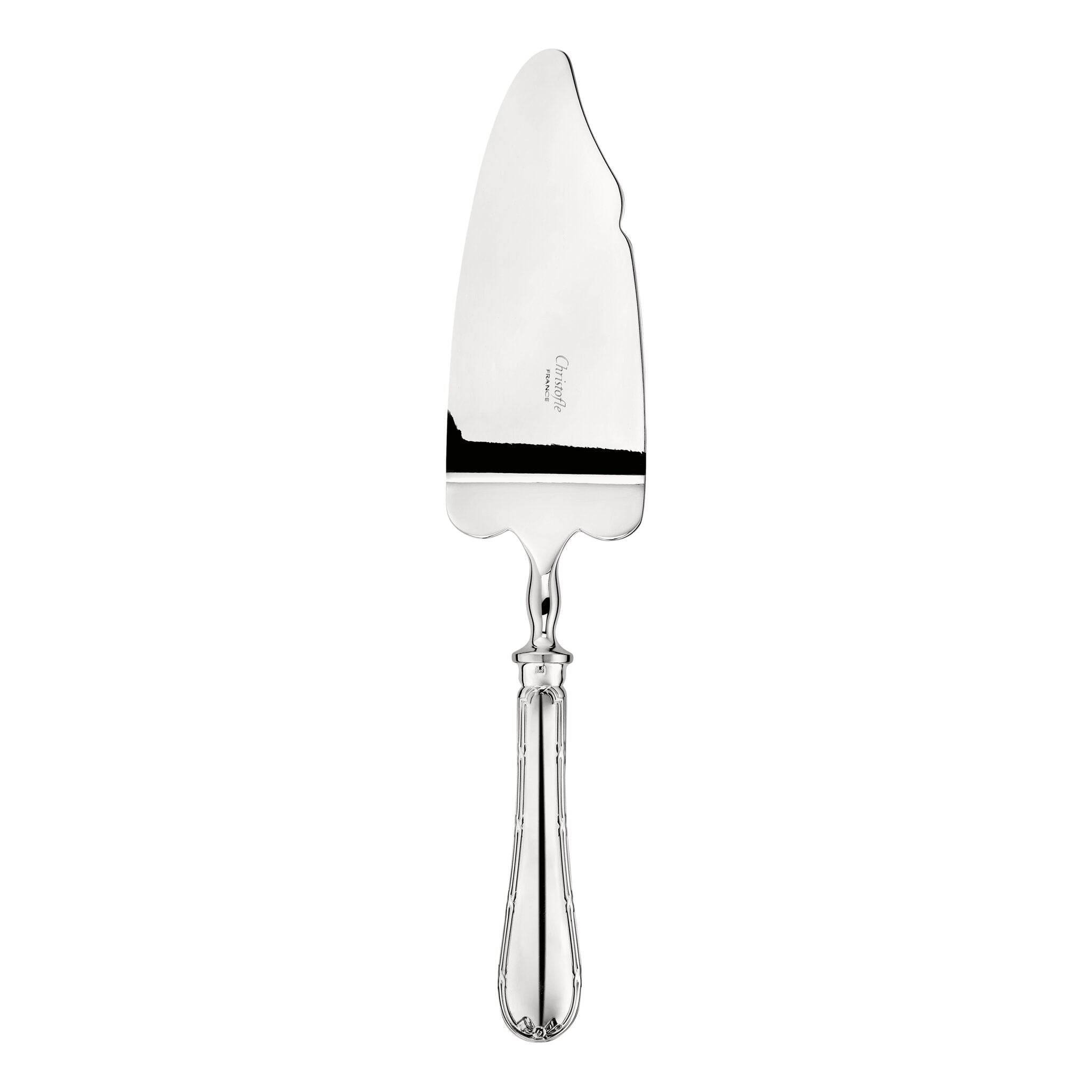 Christofle Rubans Silver-Plated Cake Server in silver-plate on a white background