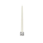 Christofle Babylone Silver-Plated Candle Holder + Odorless Candlestick in sterling silver on a white background