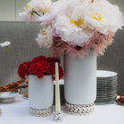Christofle Babylone Silver-Plated Candle Holder + Odorless Candlestick — additional view