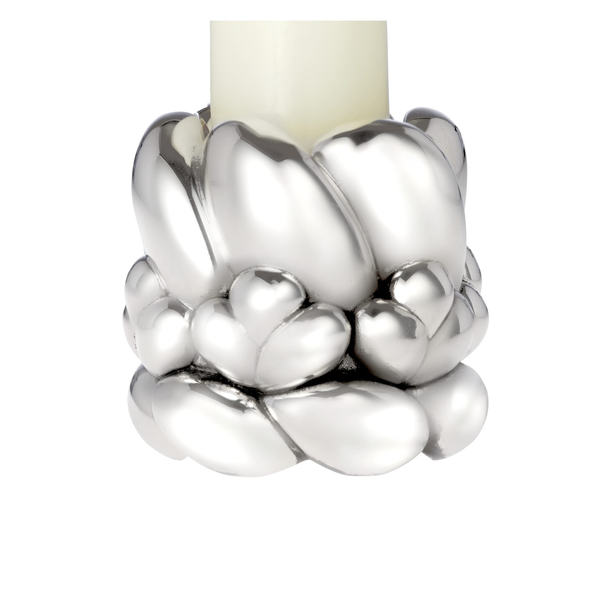 Christofle Babylone Silver-Plated Candle Holder + Odorless Candlestick — additional view