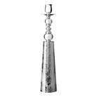 Christofle Jardin d'Eden Single Candle Silver-Plated Candlestick in silver-plate on a white background