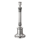 Christofle Malmaison Silver-Plated Candlestick in silver-plate on a white background