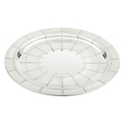 Christofle Graphik Silver-Plated Carafe Coaster in silver-plate on a white background