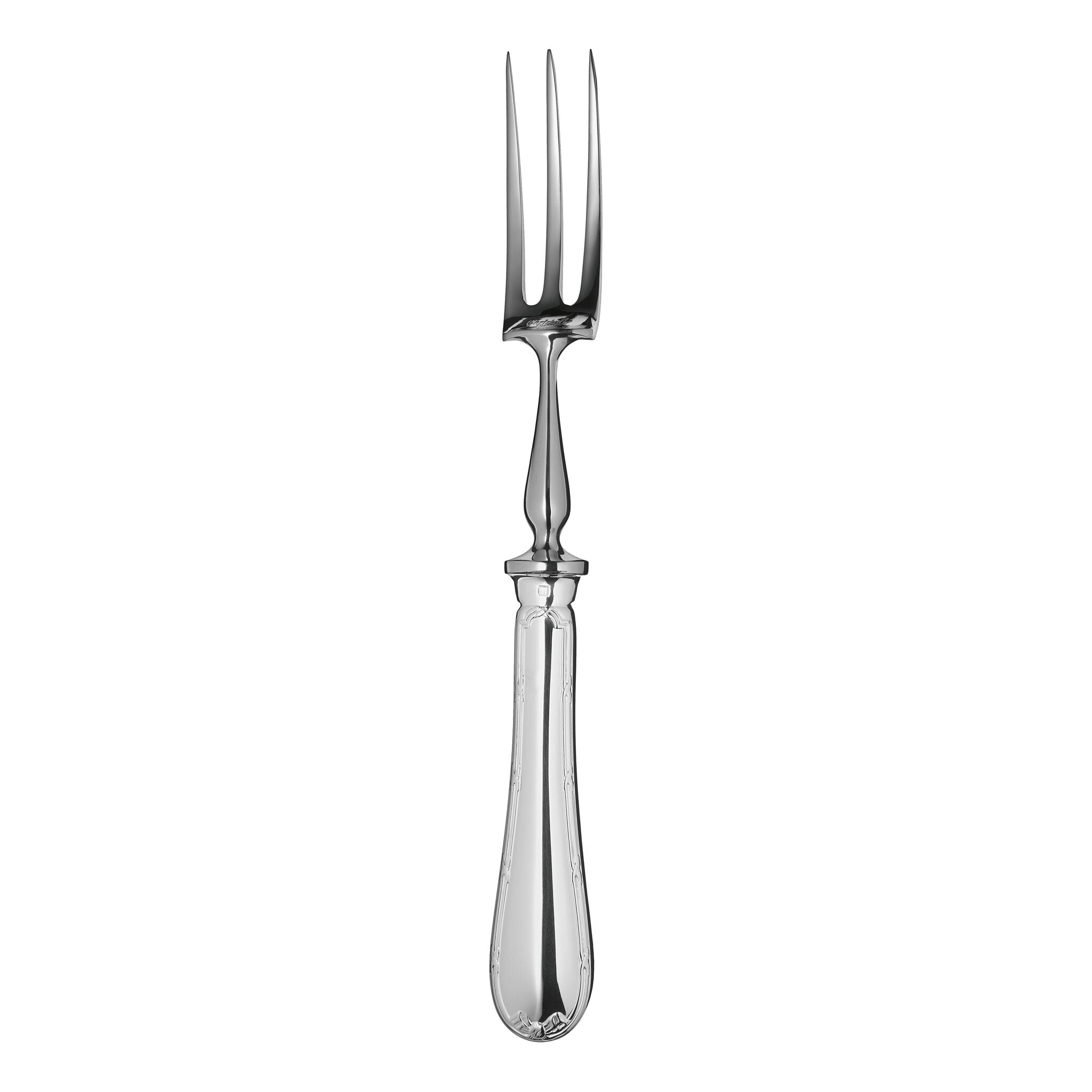Christofle Rubans Silver-Plated Carving Fork — additional view
