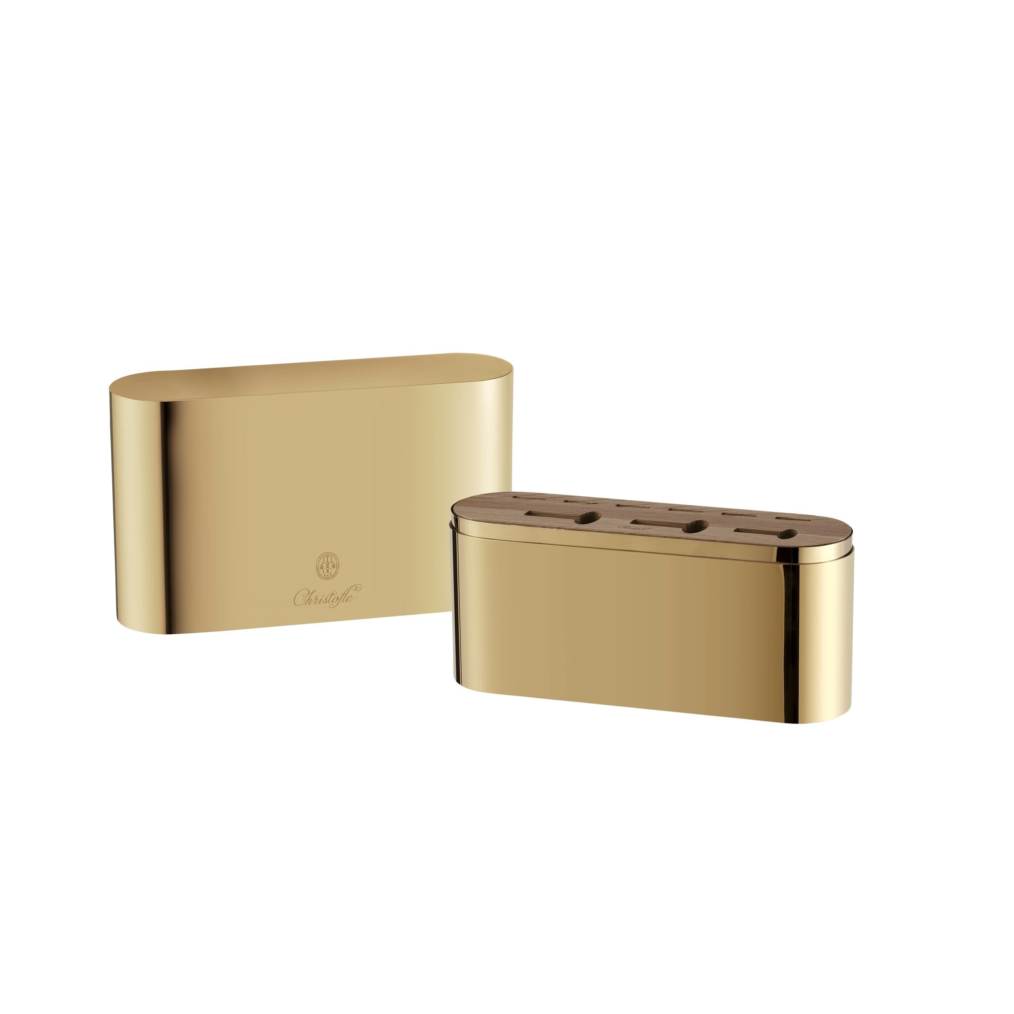 Christofle Concorde Gold Stainless Steel Case - 24-piece Stainless Steel (sold Empty) — additional view