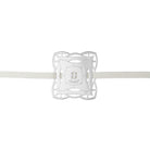 Christofle Celebration Ornament Rectangle - Silver Plated in silver-plate on a white background