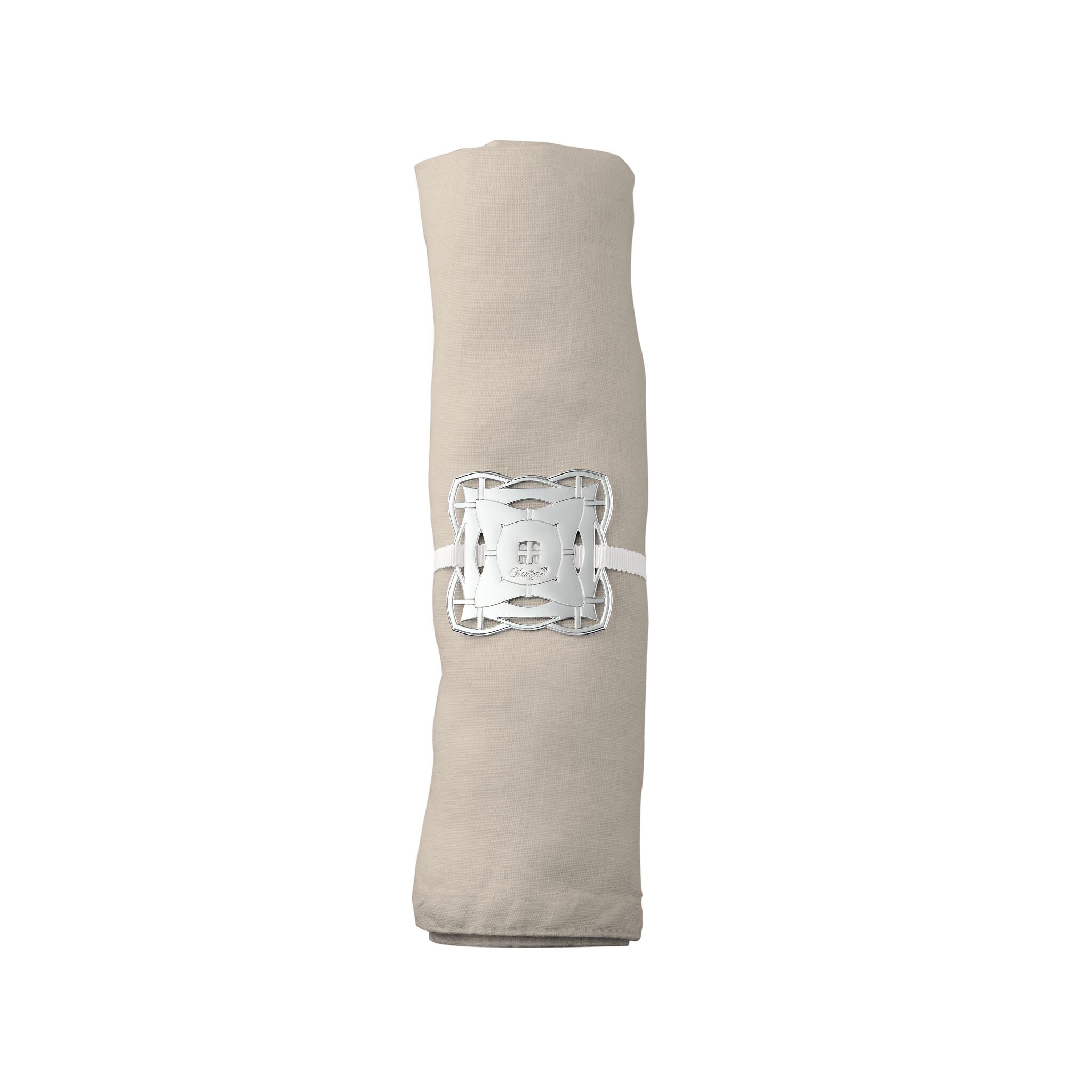 Christofle Celebration Ornament Rectangle - Silver Plated — additional view