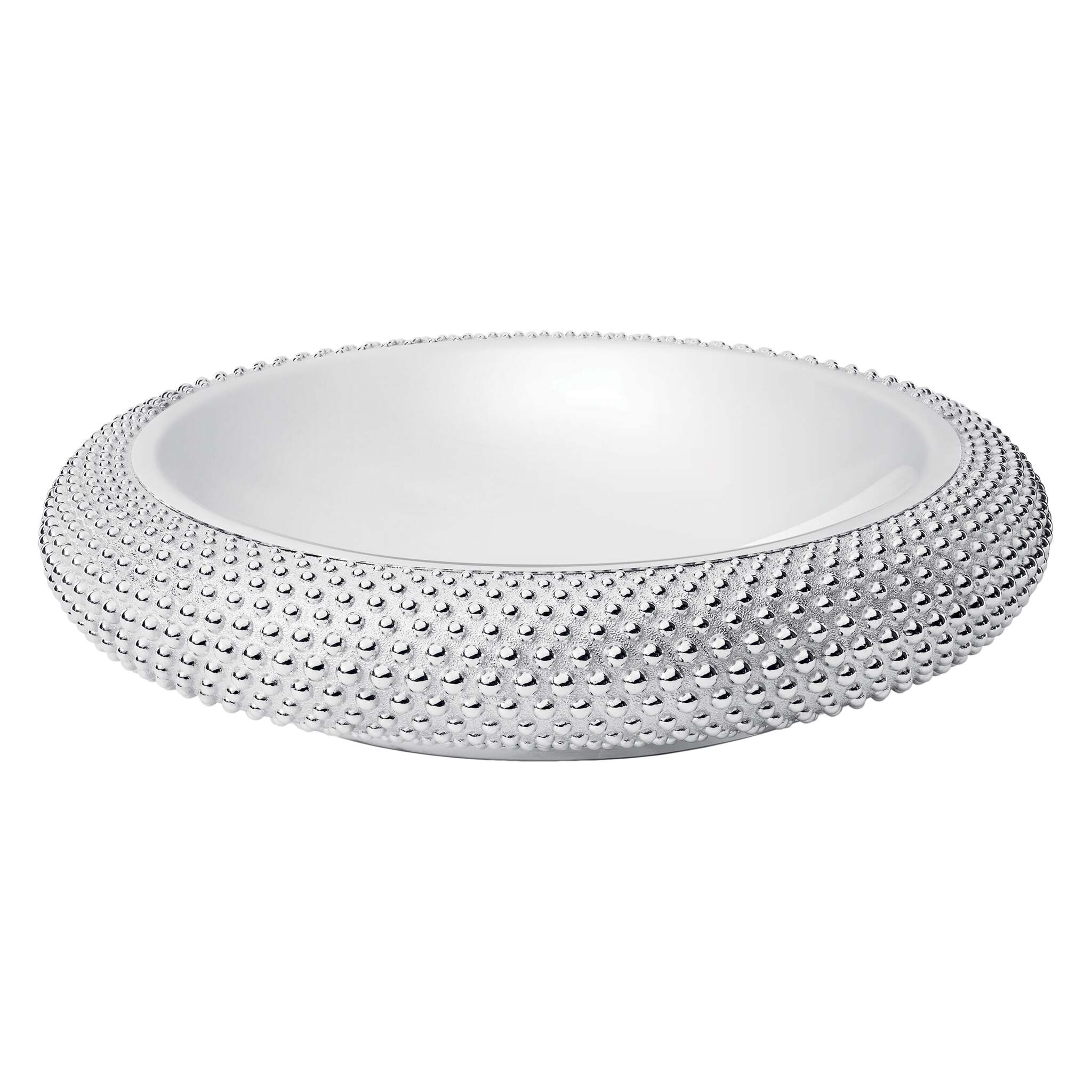 Christofle Perles Large Silver-Plated Bowl — additional view