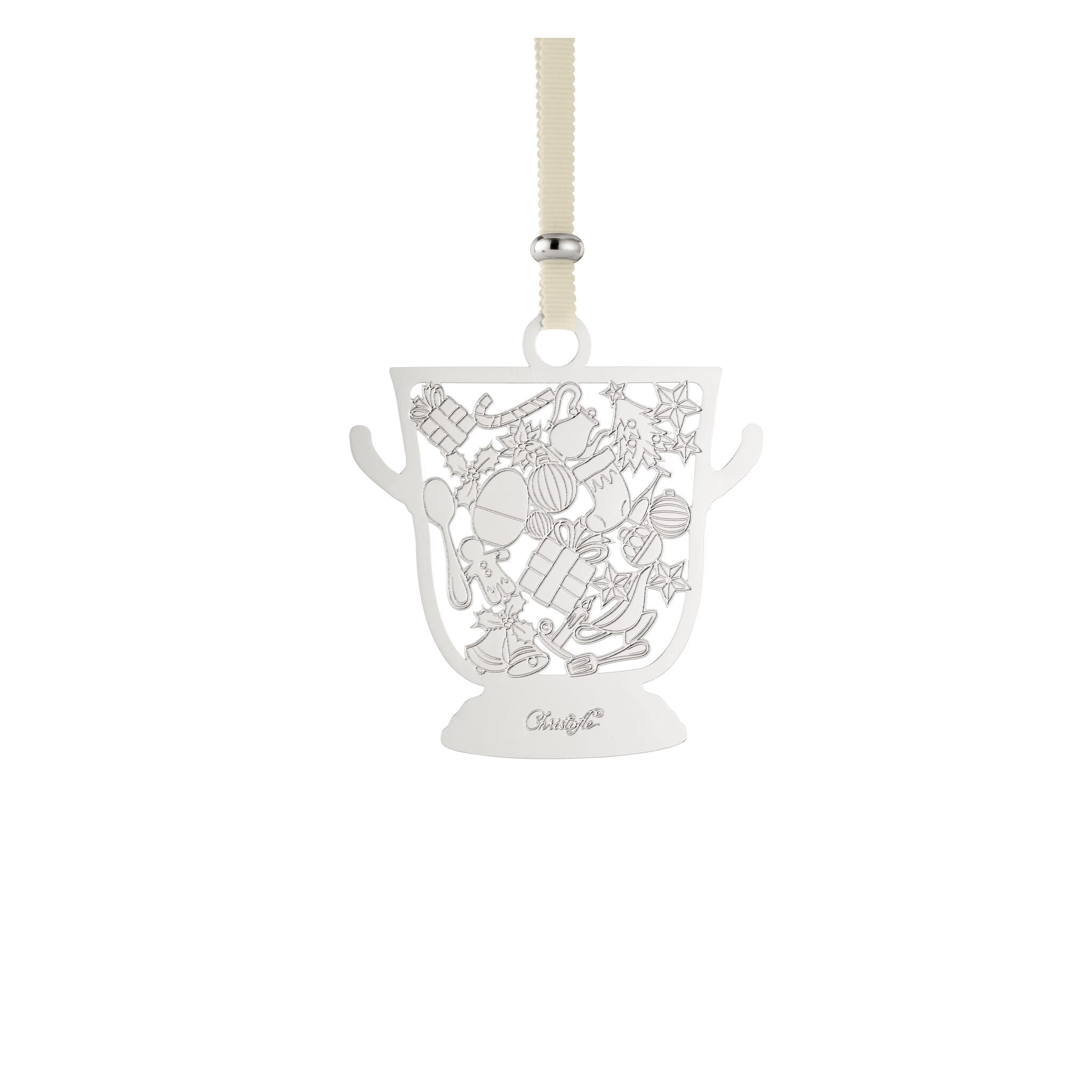 Christofle Trésors d'Argent Champagne Bucket Ornament — additional view