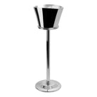 Christofle K+T Silver-Plated Champagne & Ice Bucket Stand (Bucket Not Included) in silver-plate on a white background