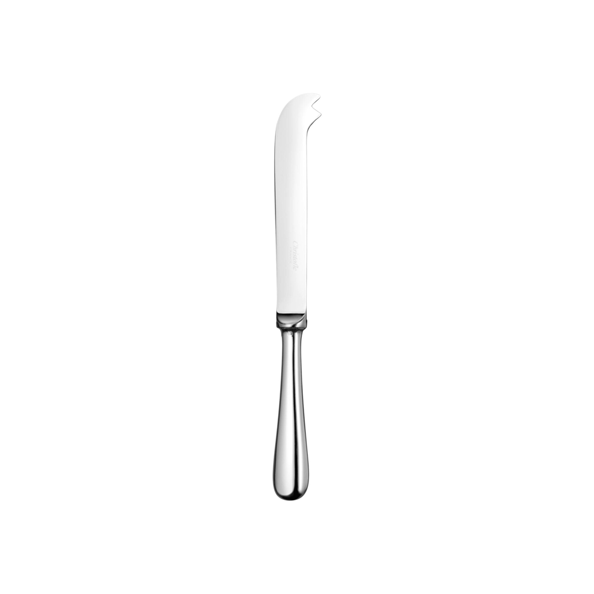 Christofle Fidelio Silver-Plated Cheese Knife in silver-plate on a white background