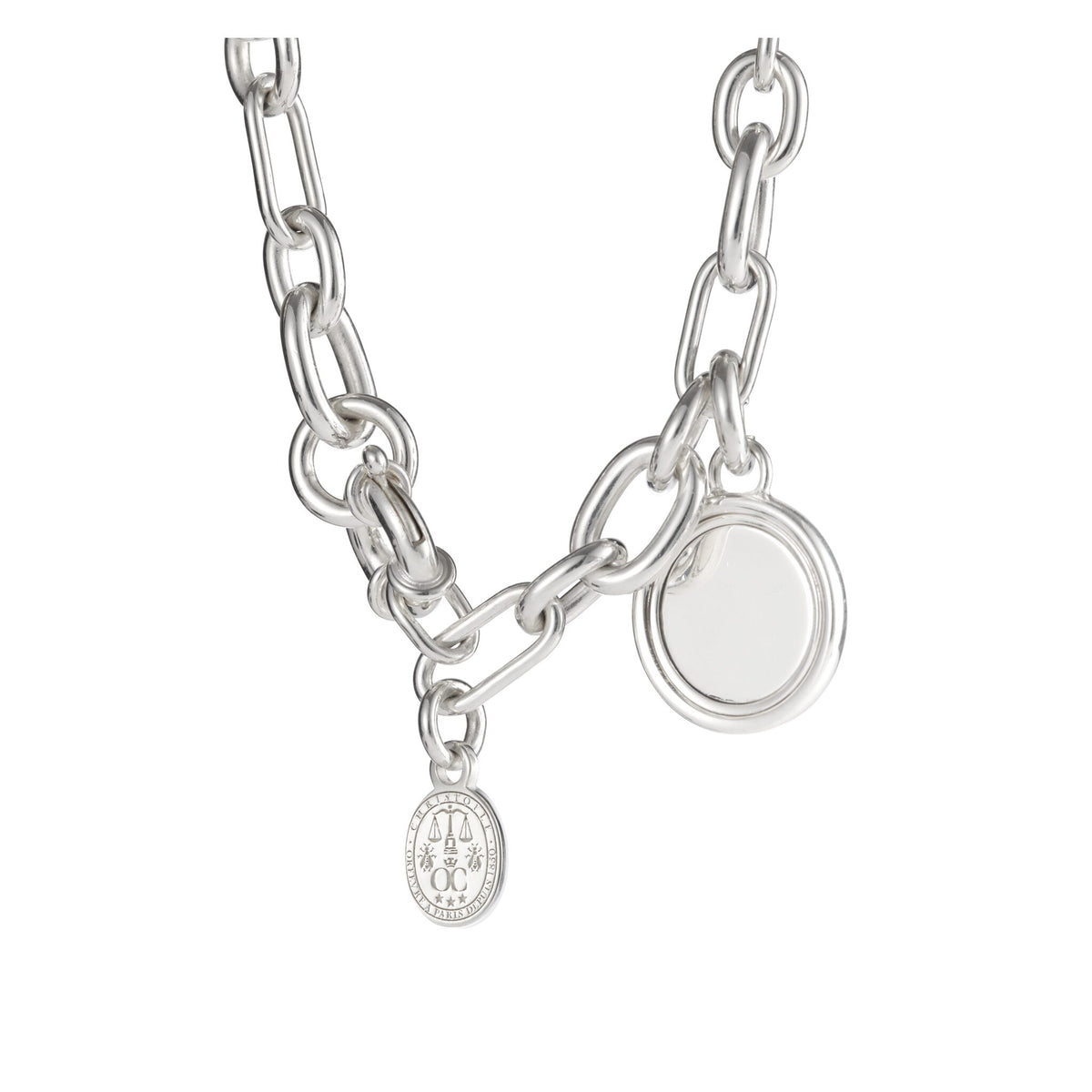 Christofle Chri-Chri Albi Sterling Silver Medal Charm, view 2