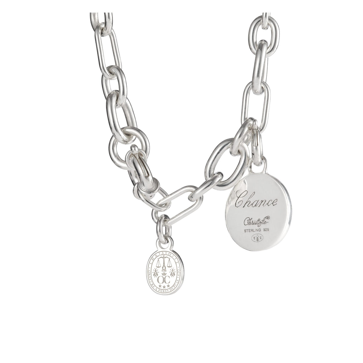 Christofle Chri-Chri Sterling Silver Chain Bracelet, view 4